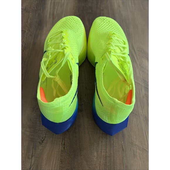 Nike Zoomx Vaporfly Next% 3 Volt Black Blue Women Size 10 Running DV4130-700 - Picture 5 of 7